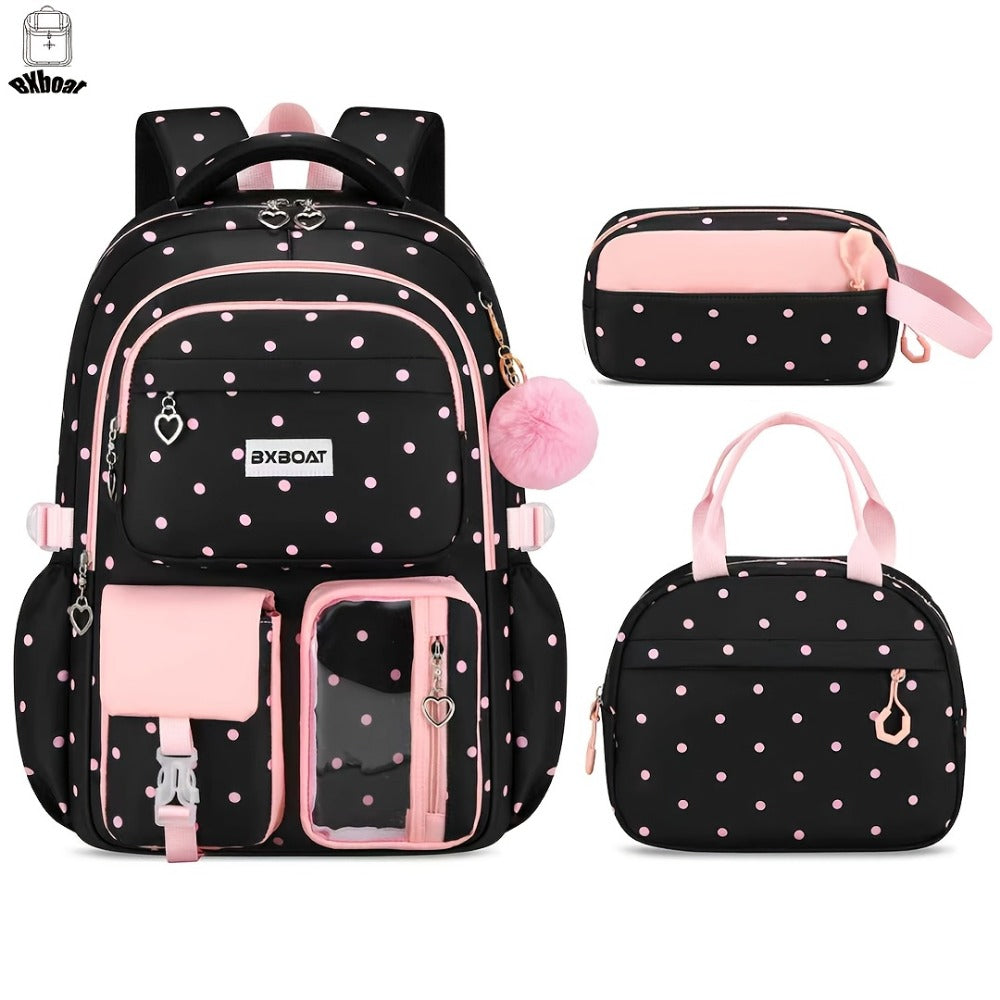 Laptop Backpack – 3-Piece, 15.6 Inch, Large Capacity, Trolley Sleeve – detail view 6