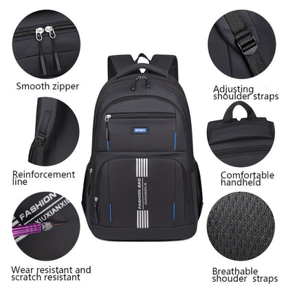 Laptop Backpack – 3-Piece, Large Capacity, for Travel & Work – detail view 11
