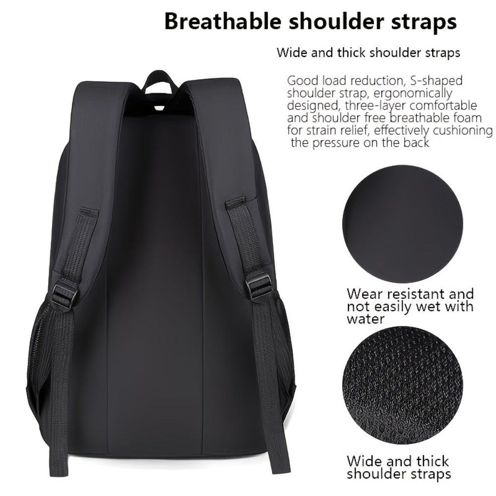 Laptop Backpack – 3-Piece, Large Capacity, for Travel & Work – detail view 9