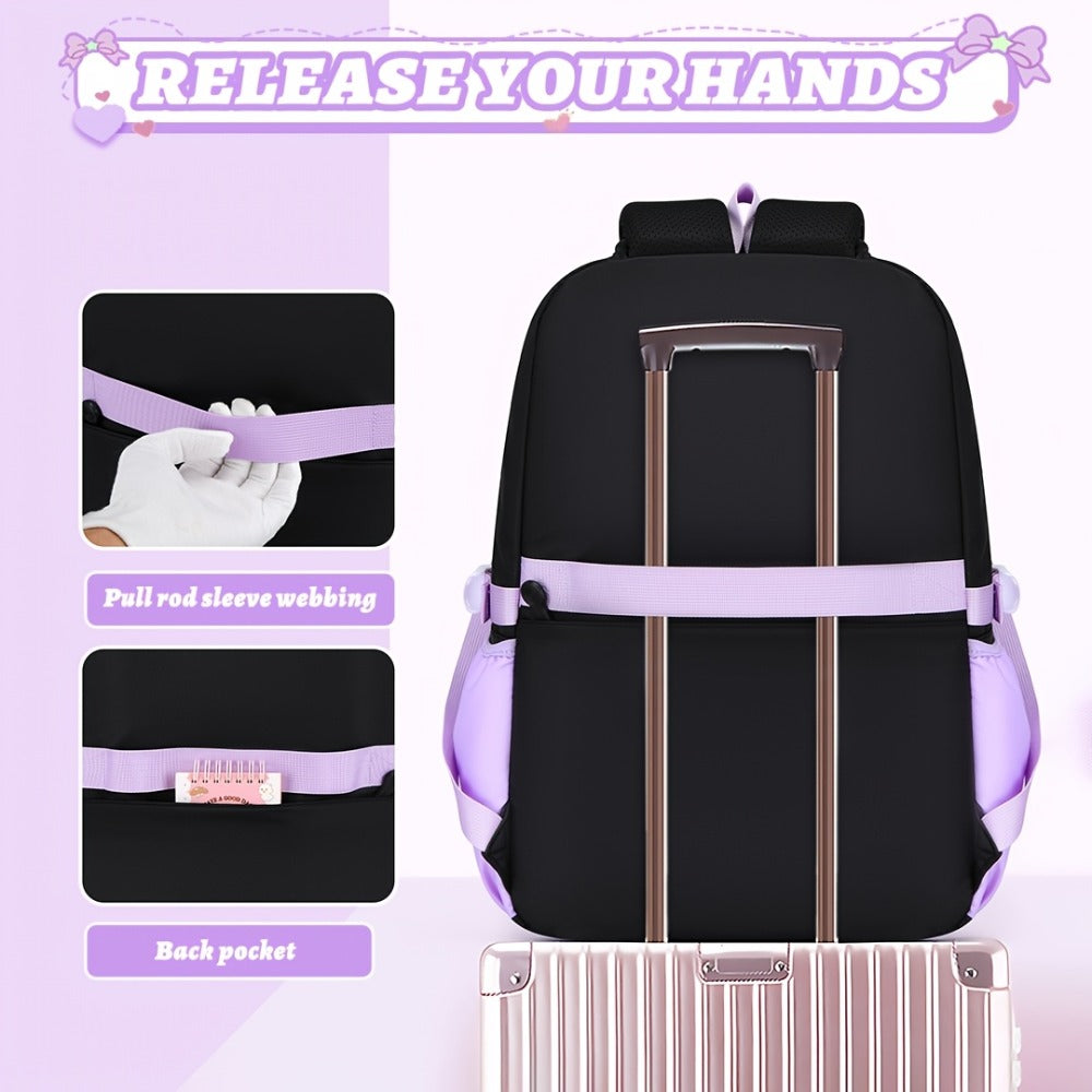 Laptop Backpack – 3-Piece, Lightweight, for Travel & School – detail view 7
