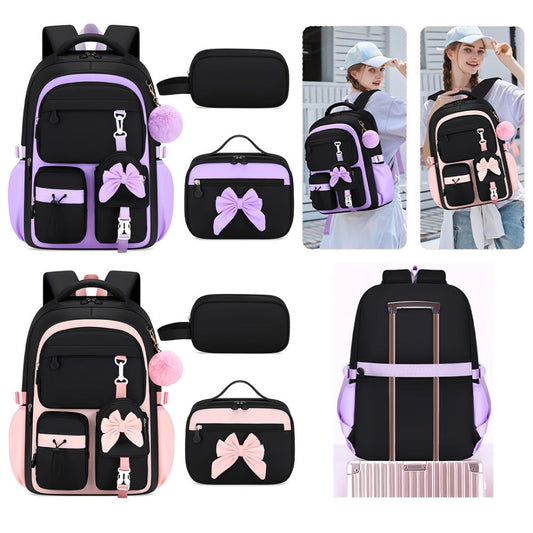 Laptop Backpack – 3-Piece, Lightweight, for Travel & School – front view
