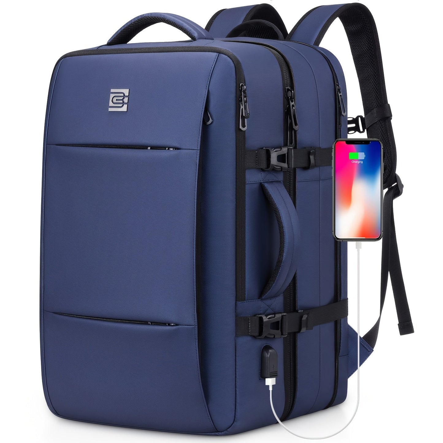 Laptop Backpack – 40L, 17 Inch, Expandable, for Travel – detail view 16