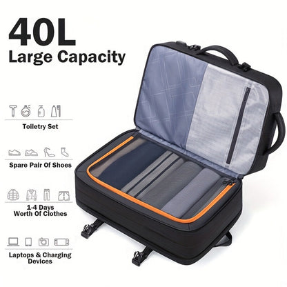 Laptop Backpack – 40L, 17 Inch, Expandable, for Travel – detail view 9
