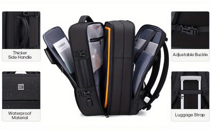 Laptop Backpack – 40L, 17 Inch, Expandable, for Travel – detail view 14