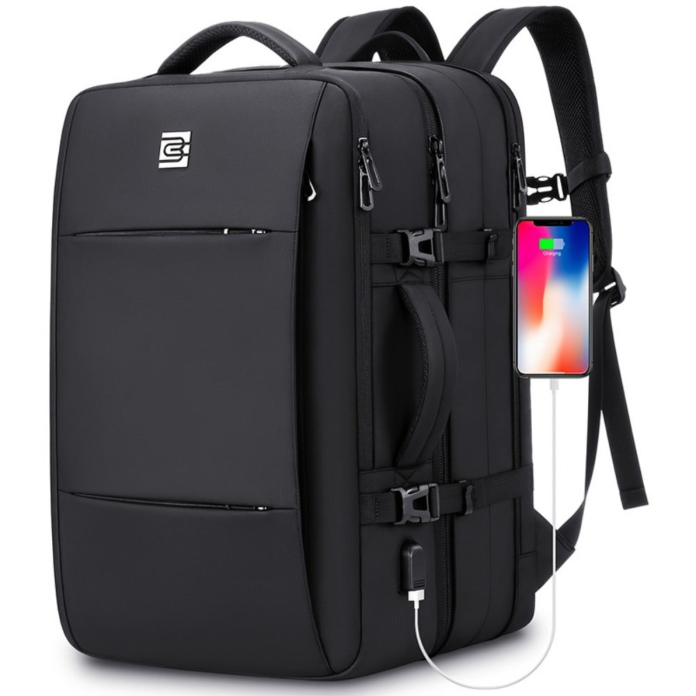 Laptop Backpack – 40L, 17 Inch, Expandable, for Travel – front view