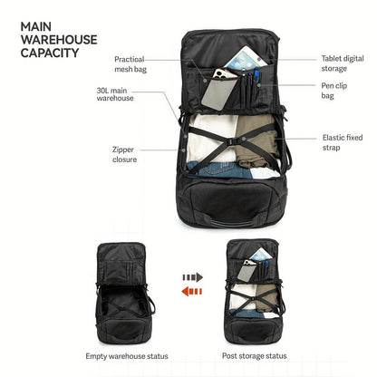 Laptop Backpack – 40L, Nylon, for Travel – detail view 7