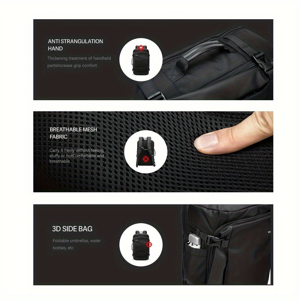 Laptop Backpack – 40L, Nylon, for Travel – detail view 9