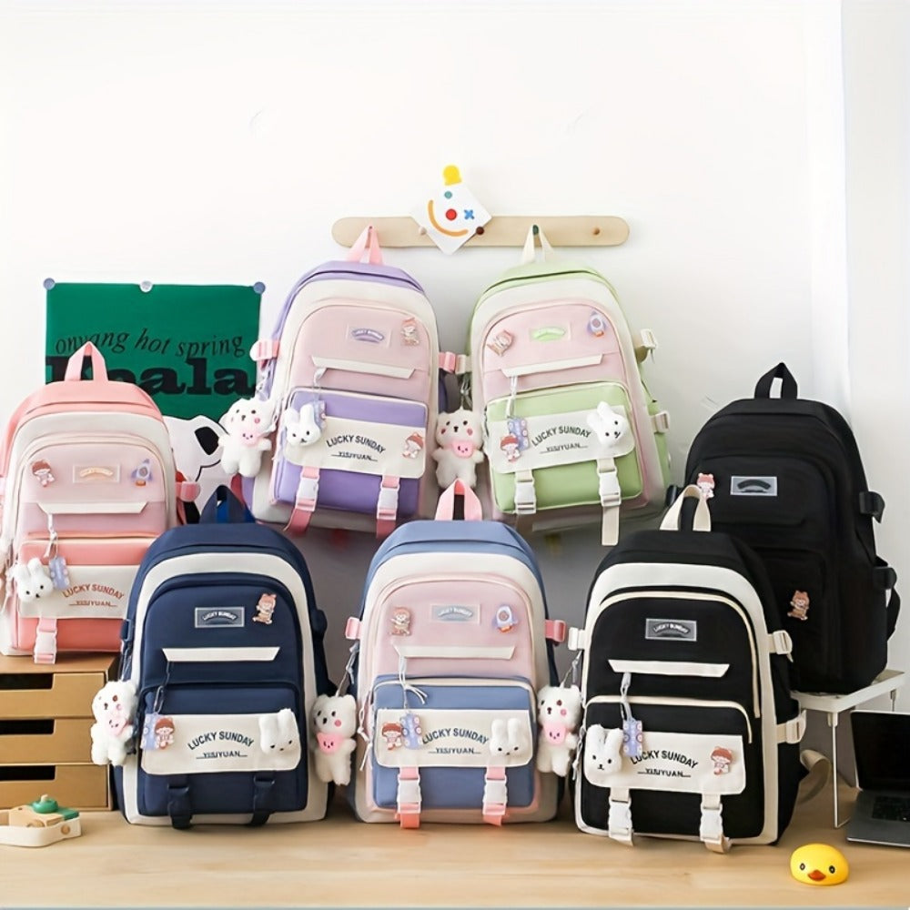 Laptop Backpack – 5-Piece, Anti-Theft, Large Capacity, Lightweight – detail view 16