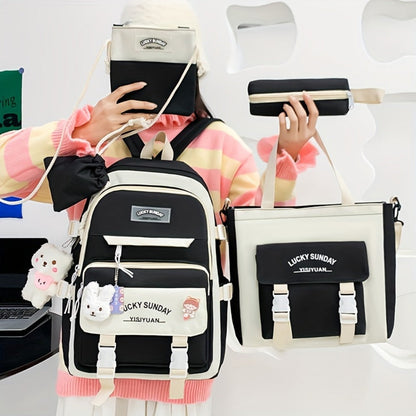 Laptop Backpack – 5-Piece, Anti-Theft, Large Capacity, Lightweight – detail view 18