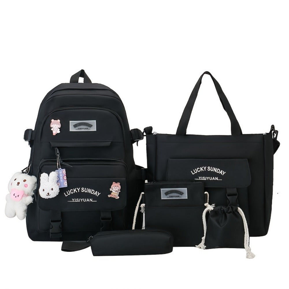Laptop Backpack – 5-Piece, Anti-Theft, Large Capacity, Lightweight – detail view 32