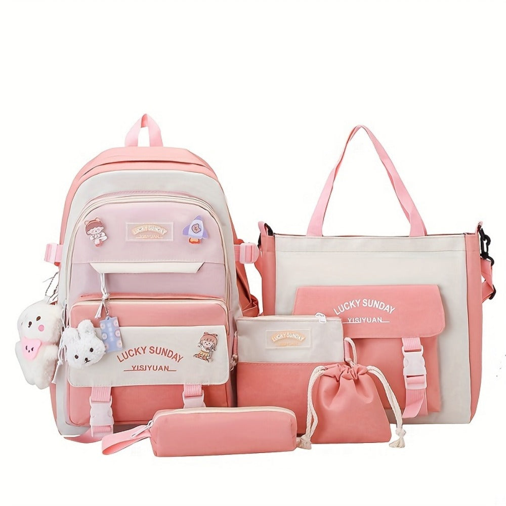 Laptop Backpack – 5-Piece, Anti-Theft, Large Capacity, Lightweight – detail view 33