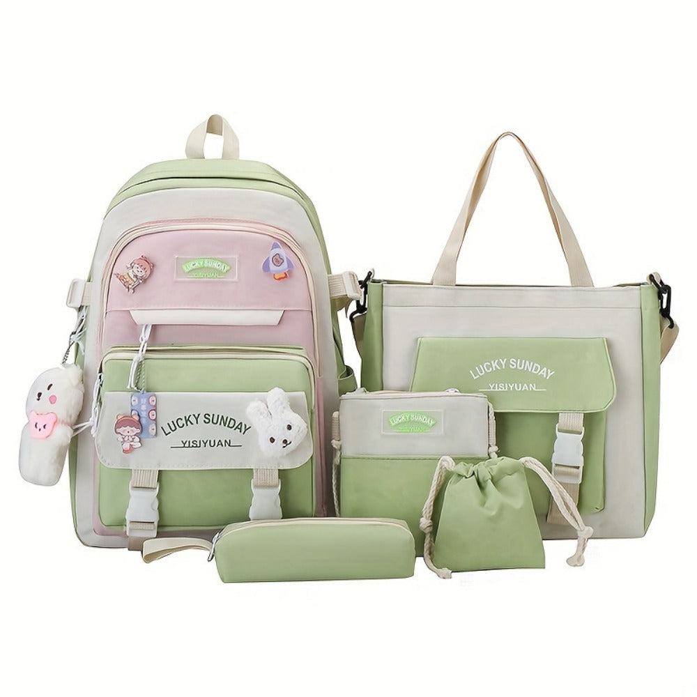 Laptop Backpack – 5-Piece, Anti-Theft, Large Capacity, Lightweight – detail view 34