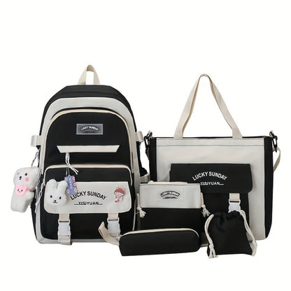 Laptop Backpack – 5-Piece, Anti-Theft, Large Capacity, Lightweight – detail view 35
