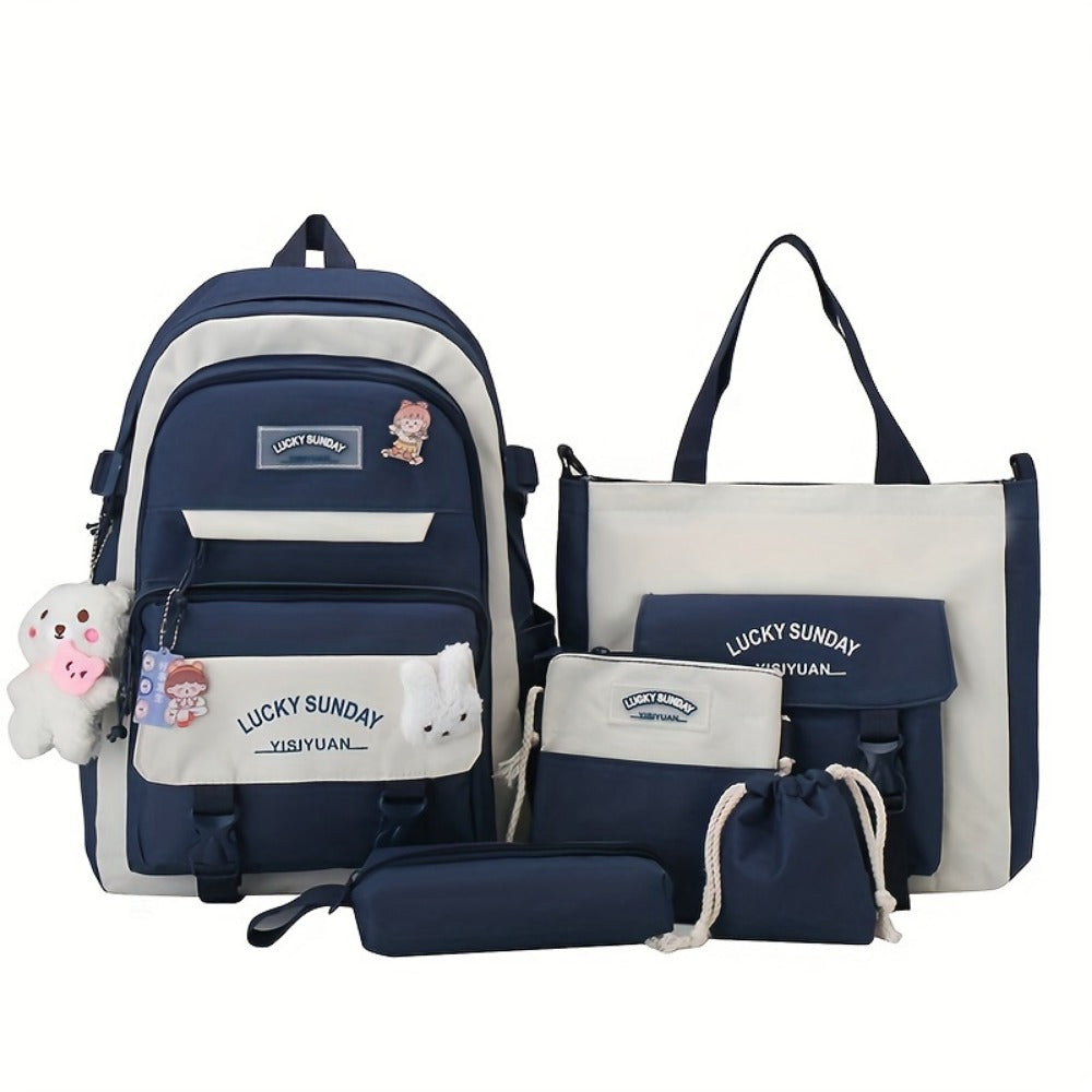 Laptop Backpack – 5-Piece, Anti-Theft, Large Capacity, Lightweight – detail view 37