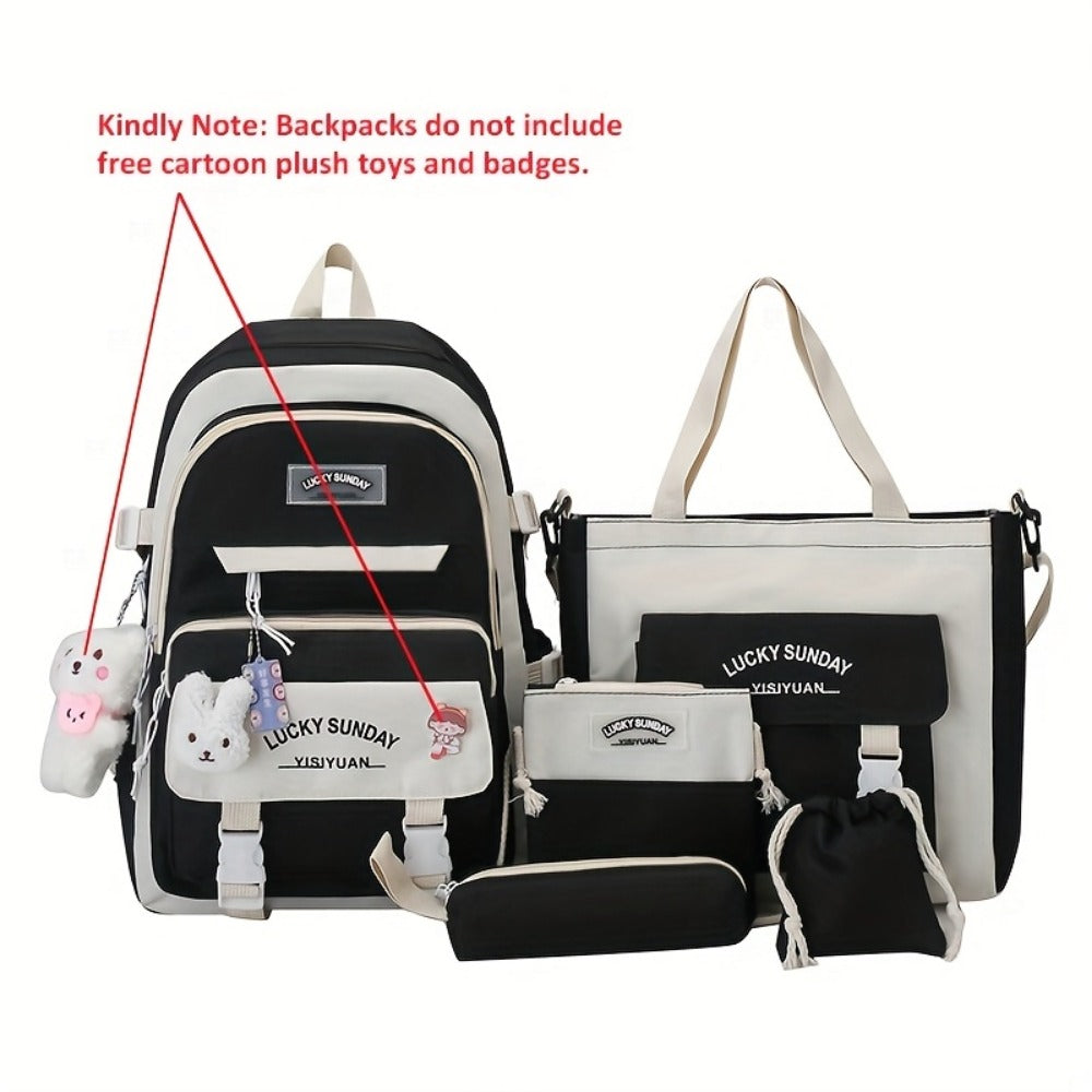 Laptop Backpack – 5-Piece, Anti-Theft, Large Capacity, Lightweight – detail view 11