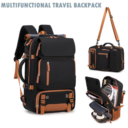 Laptop Backpack – 9-Pocket, 45L, Trolley Sleeve, for Travel – detail view 15
