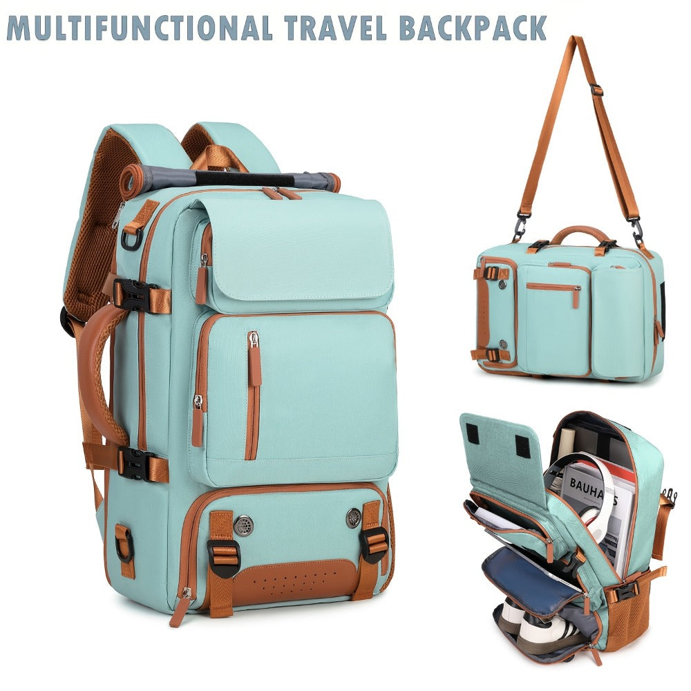 Laptop Backpack – 9-Pocket, 45L, Trolley Sleeve, for Travel – detail view 14