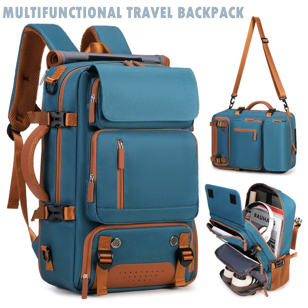 Laptop Backpack – 9-Pocket, 45L, Trolley Sleeve, for Travel – detail view 4