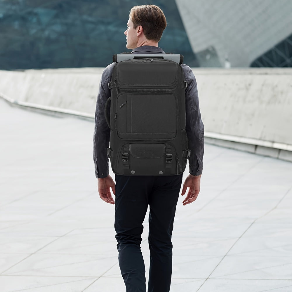 Laptop Backpack – 5 Colors, Adjustable Strap, for Travel – detail view 12