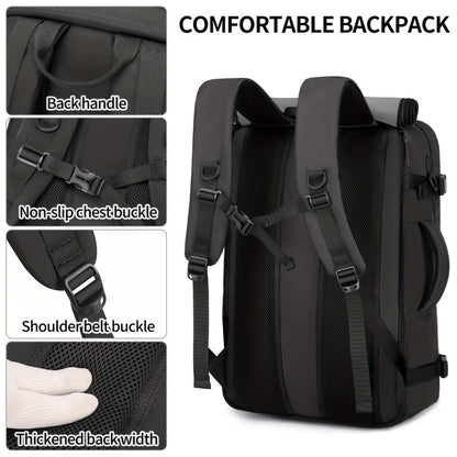Laptop Backpack – 5 Colors, Adjustable Strap, for Travel – detail view 15
