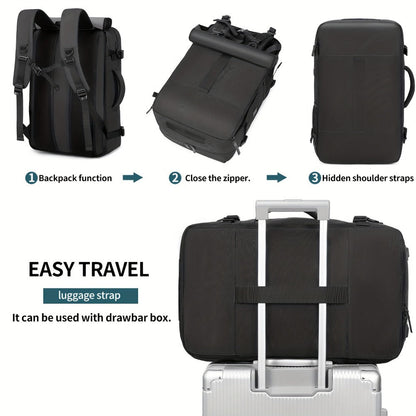 Laptop Backpack – 5 Colors, Adjustable Strap, for Travel – detail view 16