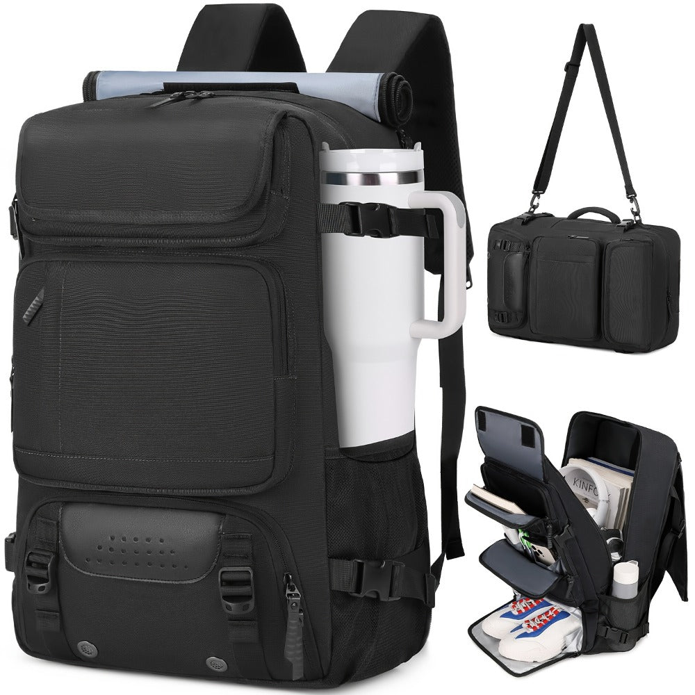 Laptop Backpack – 5 Colors, Adjustable Strap, for Travel – front view