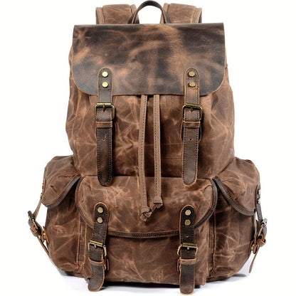 Laptop Backpack – Canvas, for Travel & Everyday Use – front view - product view 21