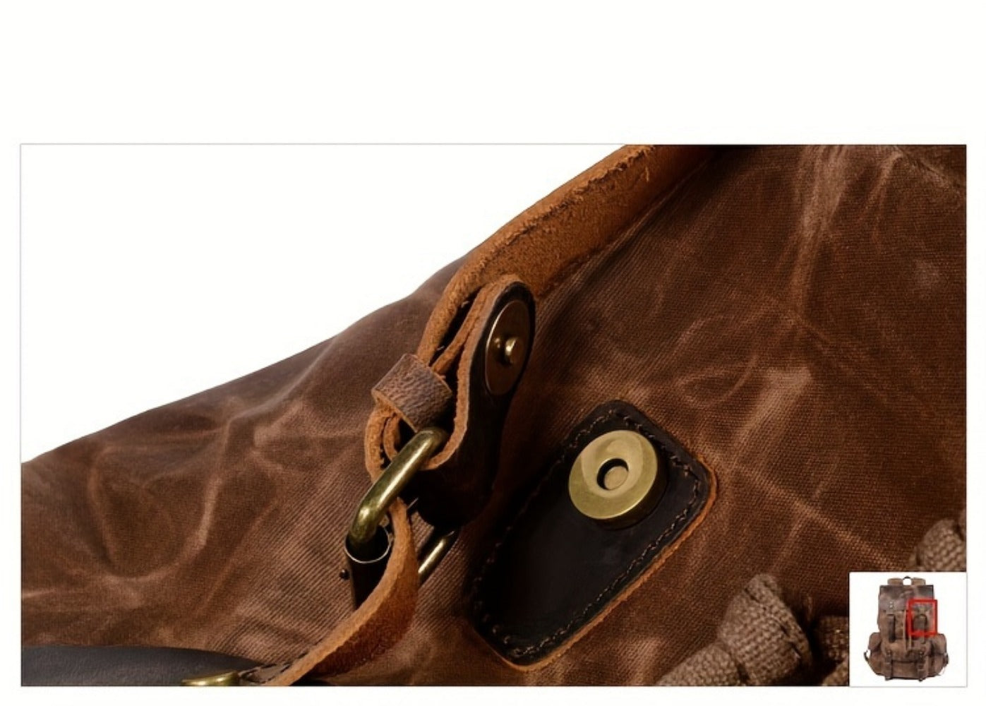 Laptop Backpack – Canvas, for Travel & Everyday Use – detail view 21