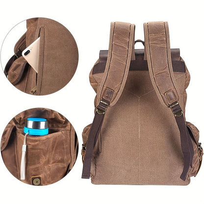 Laptop Backpack – Canvas, for Travel & Everyday Use – detail view 11