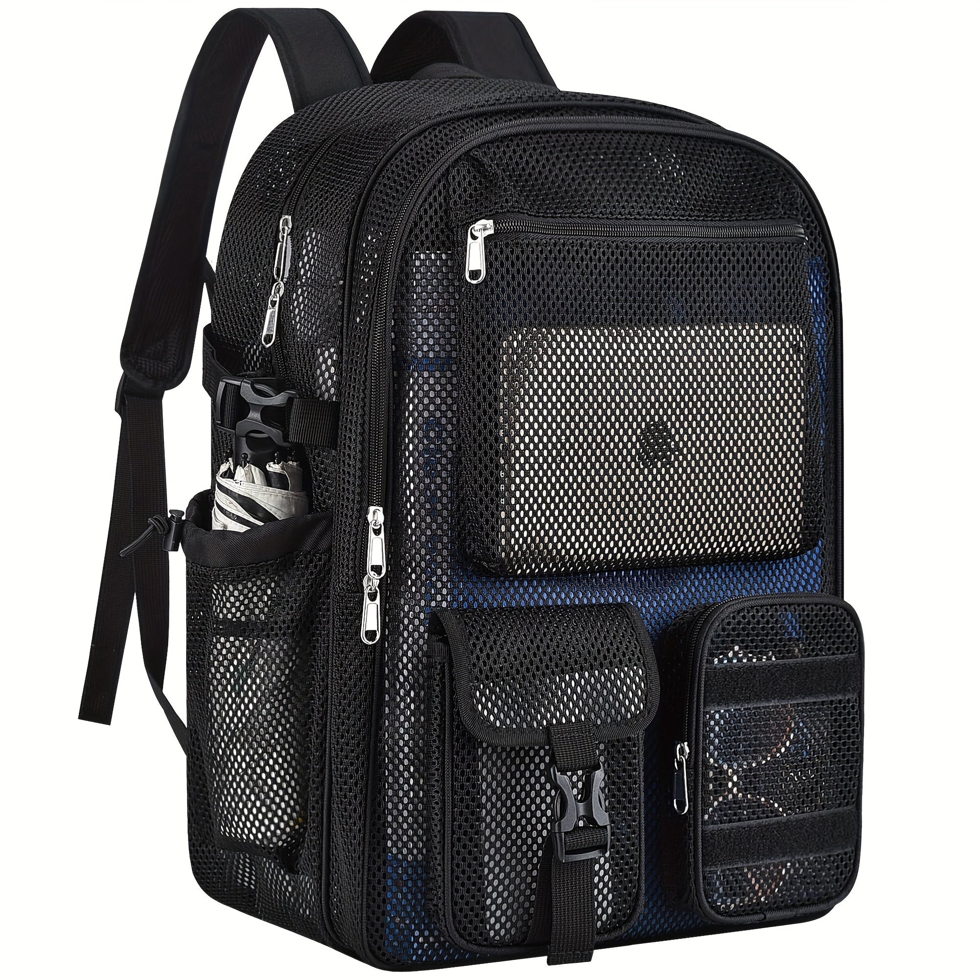 Laptop Backpack – Clear, Lightweight, for Travel & School – front view - product view 11