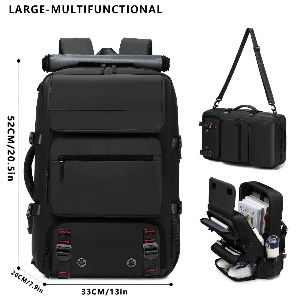 Laptop Backpack – Convertible, for Travel – detail view 4