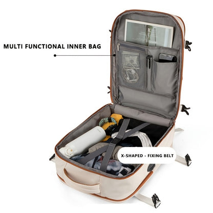 Laptop Backpack – Expandable, for Travel & School – detail view 12
