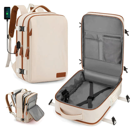 Laptop Backpack – Expandable, for Travel & School – front view