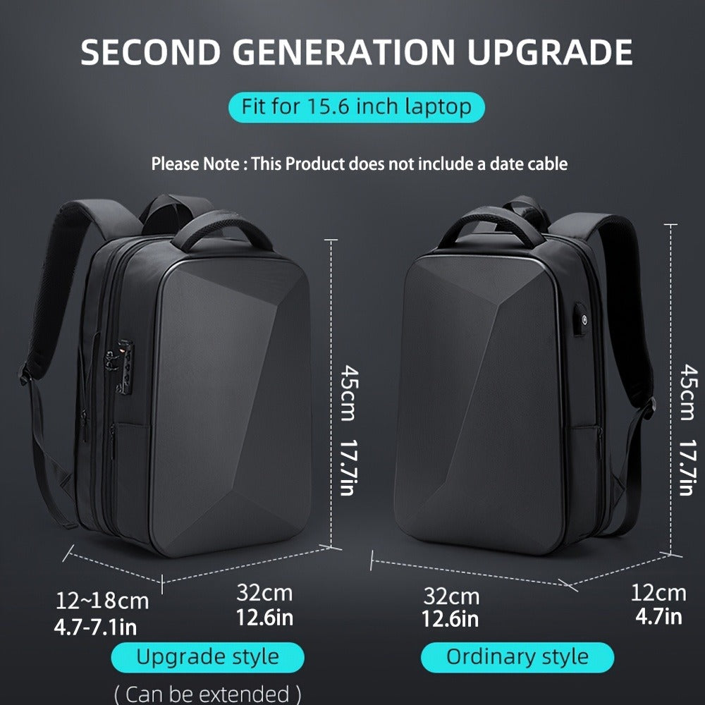 Laptop Backpack – Expandable, Anti-Theft, Large Capacity, for Travel & School – detail view 10