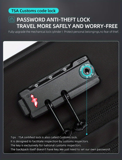 Laptop Backpack – Expandable, Anti-Theft, Large Capacity, for Travel & School – detail view 19