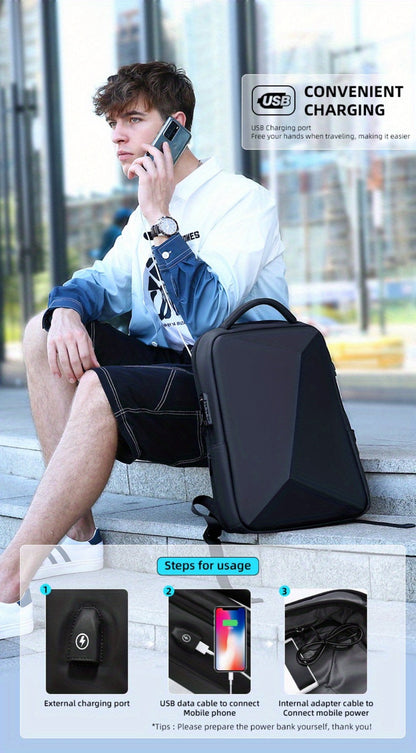 Laptop Backpack – Expandable, Anti-Theft, Large Capacity, for Travel & School – detail view 21