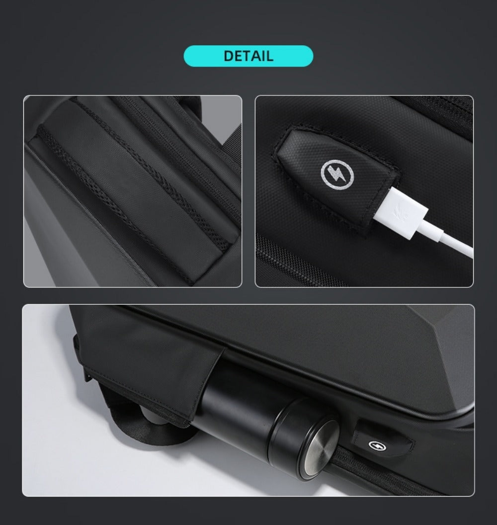 Laptop Backpack – Expandable, Anti-Theft, Large Capacity, for Travel & School – detail view 24