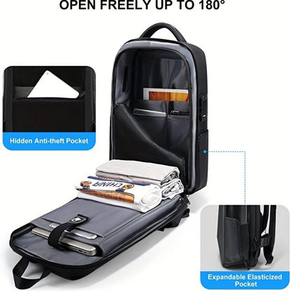 Laptop Backpack – Expandable, Anti-Theft, Large Capacity, for Travel & School – detail view 5