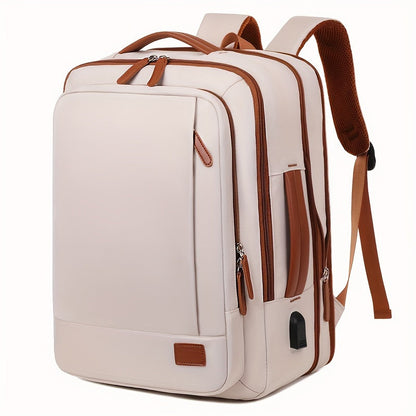 Laptop Backpack – Expandable, Large Capacity, Lightweight, for Travel & Work – front view - product view 16