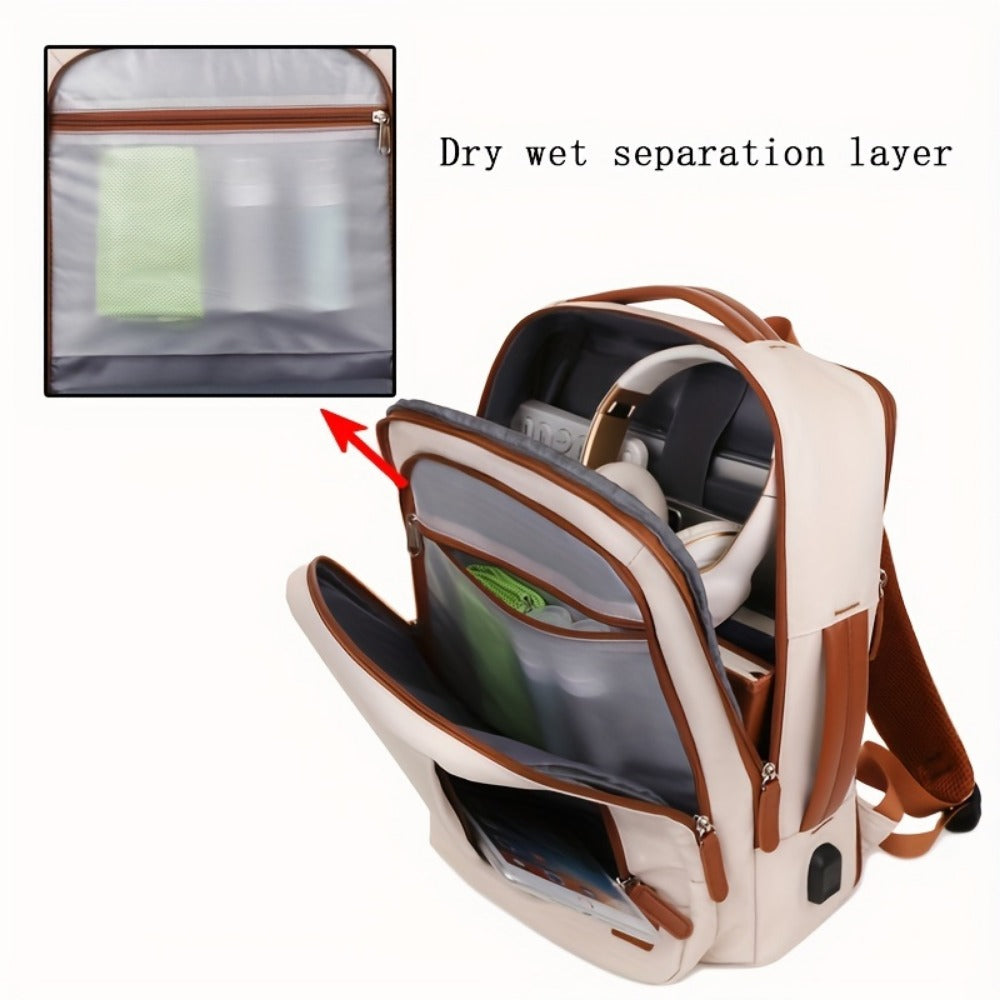 Laptop Backpack – Expandable, Large Capacity, Lightweight, for Travel & Work – detail view 8