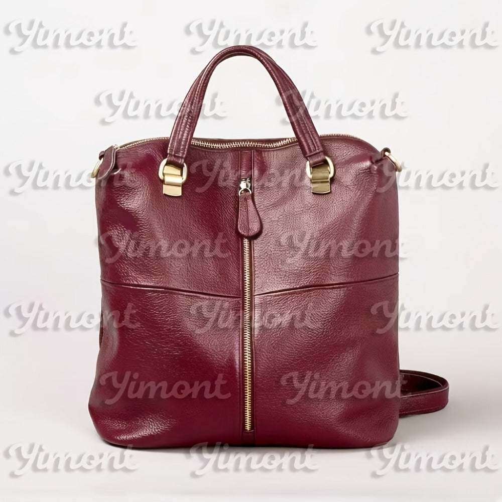 Laptop Backpack – Genuine Leather, for Travel & Work – detail view 7