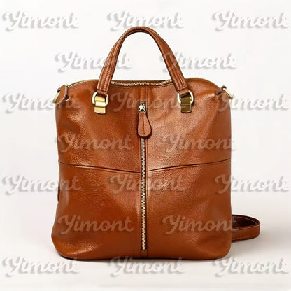 Laptop Backpack – Genuine Leather, for Travel & Work – detail view 9