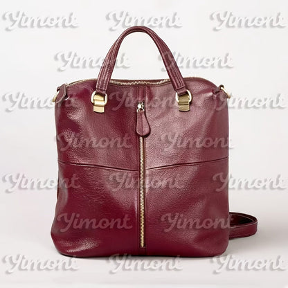 Laptop Backpack – Genuine Leather, for Travel & Work – alternate view