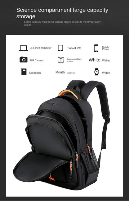Laptop Backpack – 4 Colors, Large Capacity, Adjustable Strap, for Travel & Work – detail view 23