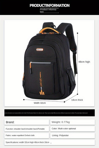 Laptop Backpack – 4 Colors, Large Capacity, Adjustable Strap, for Travel & Work – detail view 26