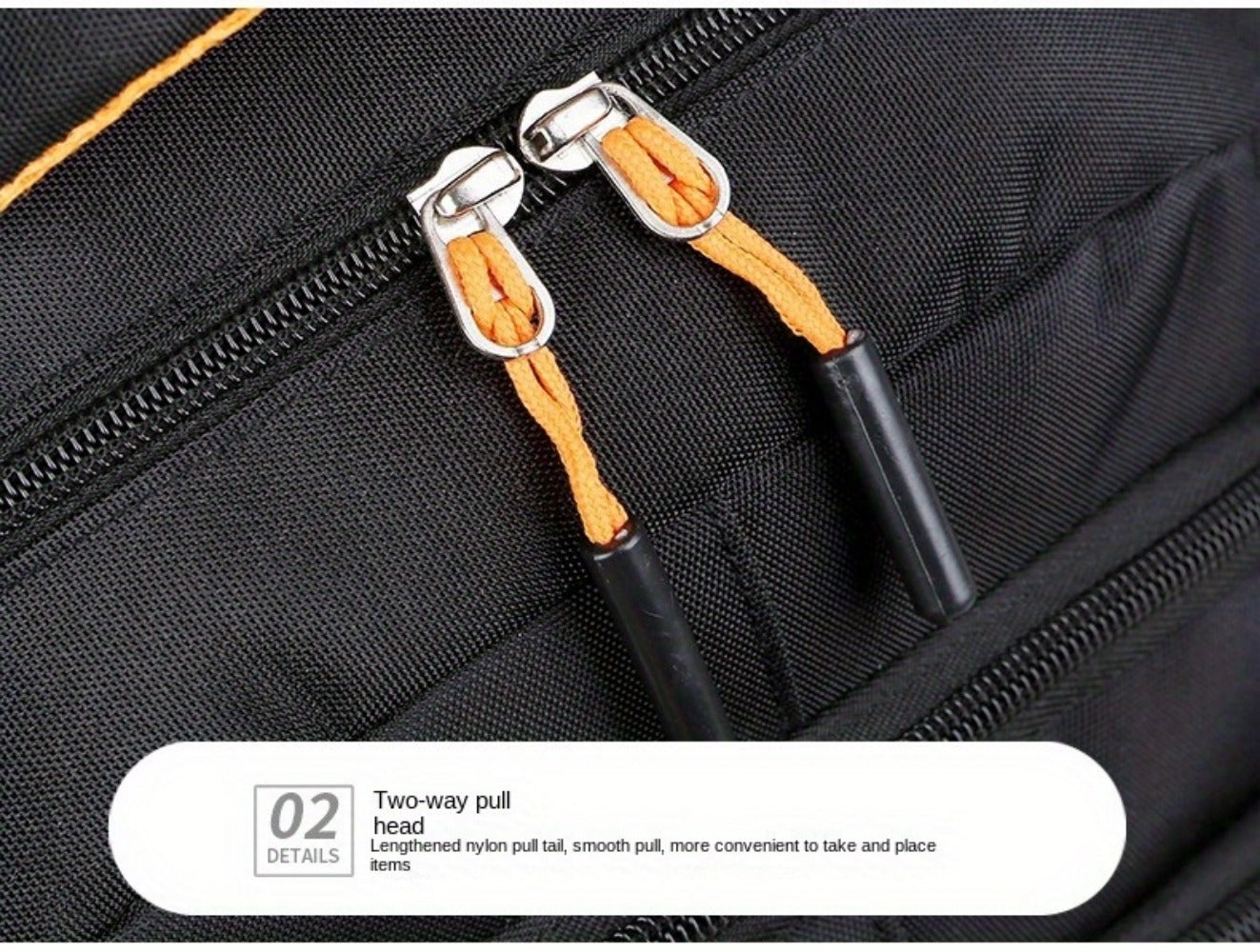 Laptop Backpack – 4 Colors, Large Capacity, Adjustable Strap, for Travel & Work – detail view 38