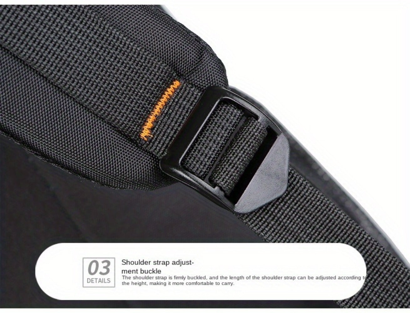Laptop Backpack – 4 Colors, Large Capacity, Adjustable Strap, for Travel & Work – detail view 39
