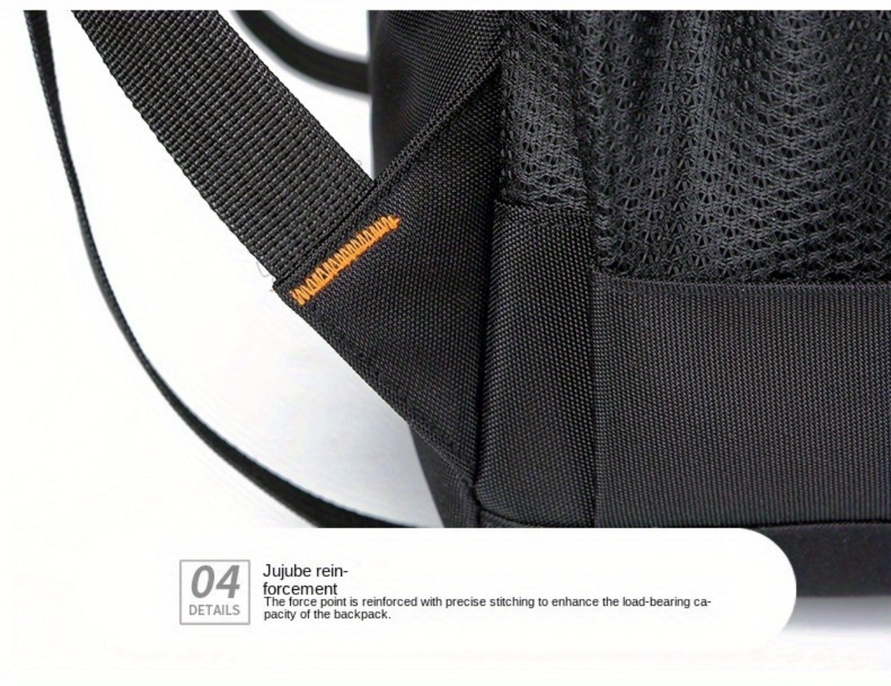 Laptop Backpack – 4 Colors, Large Capacity, Adjustable Strap, for Travel & Work – detail view 41