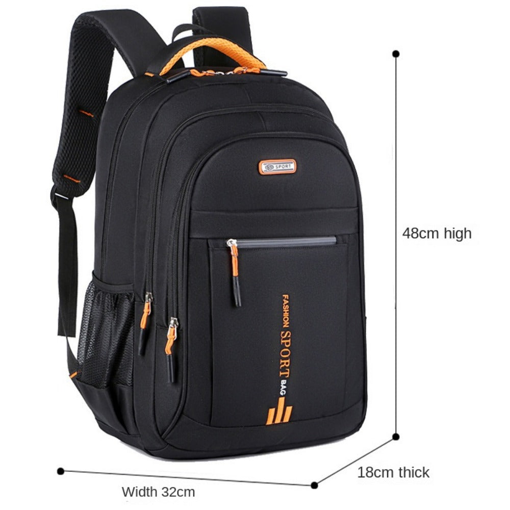 Laptop Backpack – 4 Colors, Large Capacity, Adjustable Strap, for Travel & Work – detail view 9