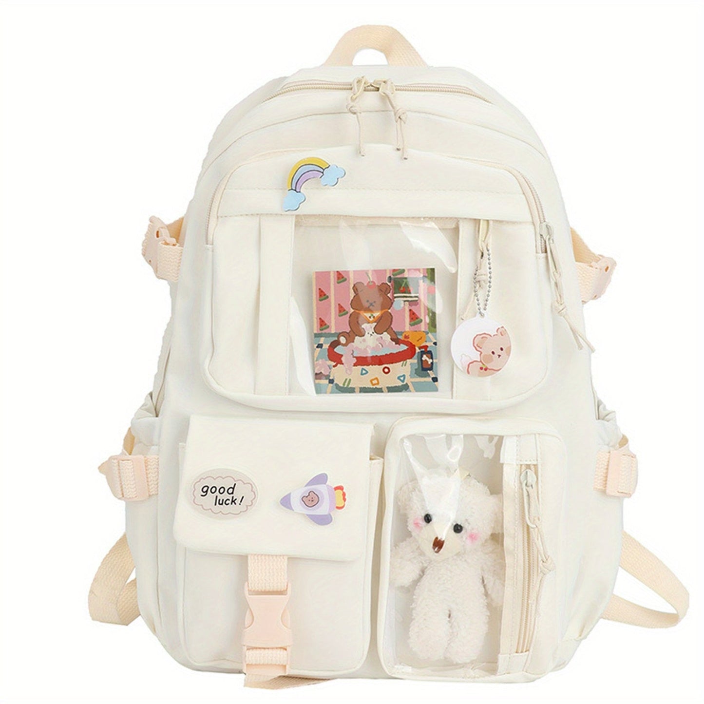 Laptop Backpack – Large Capacity, for School & Everyday Use – front view - product view 16